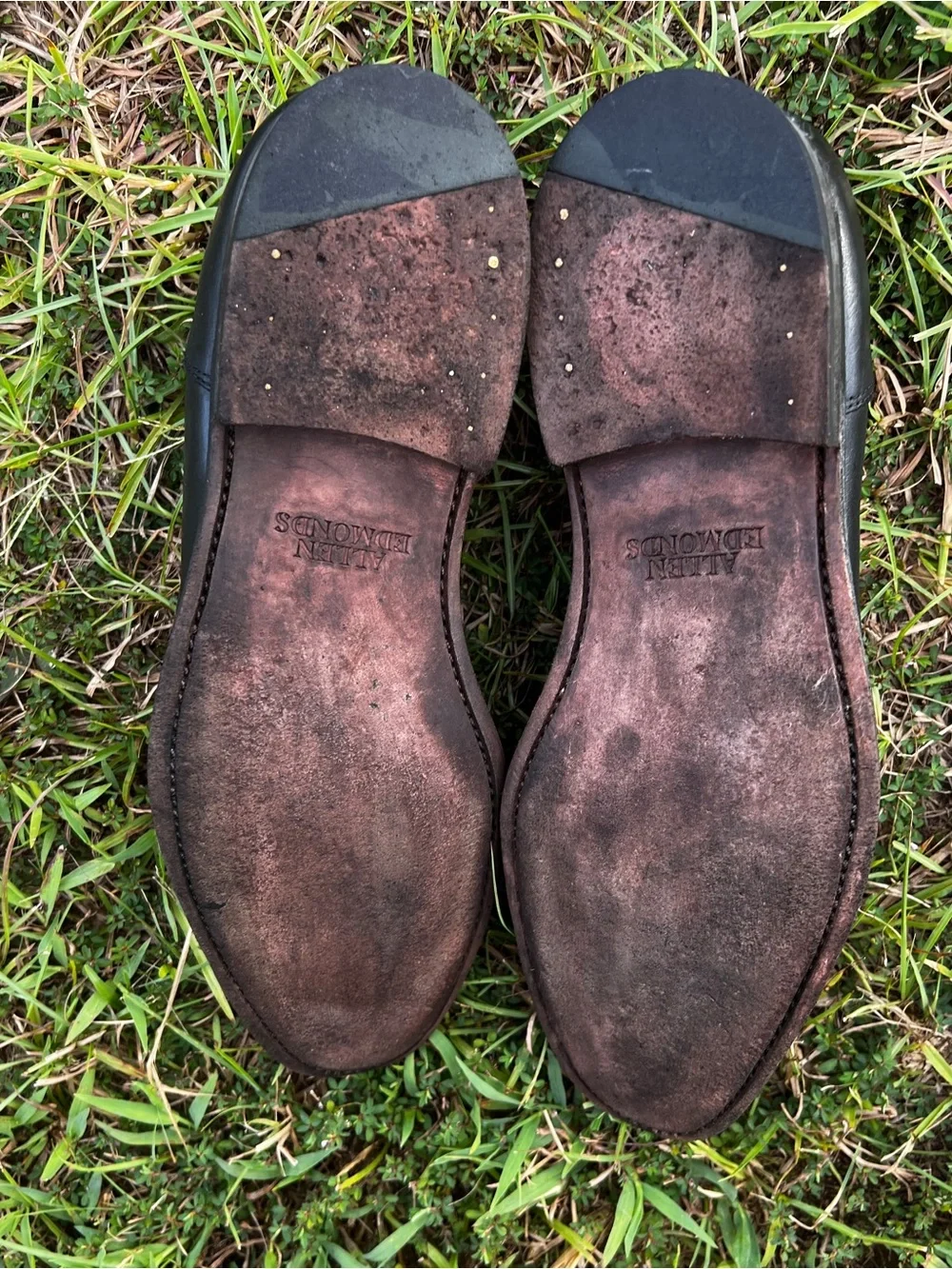 CLEAN Allen Edmonds size 11.5 Watson Derby Black Dress shoes